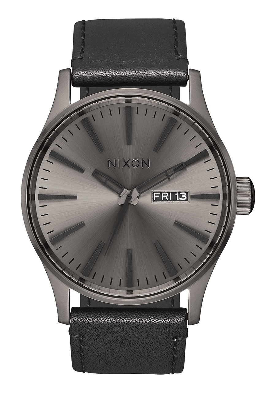 Sentry Leather - Gunmetal / Black View 1