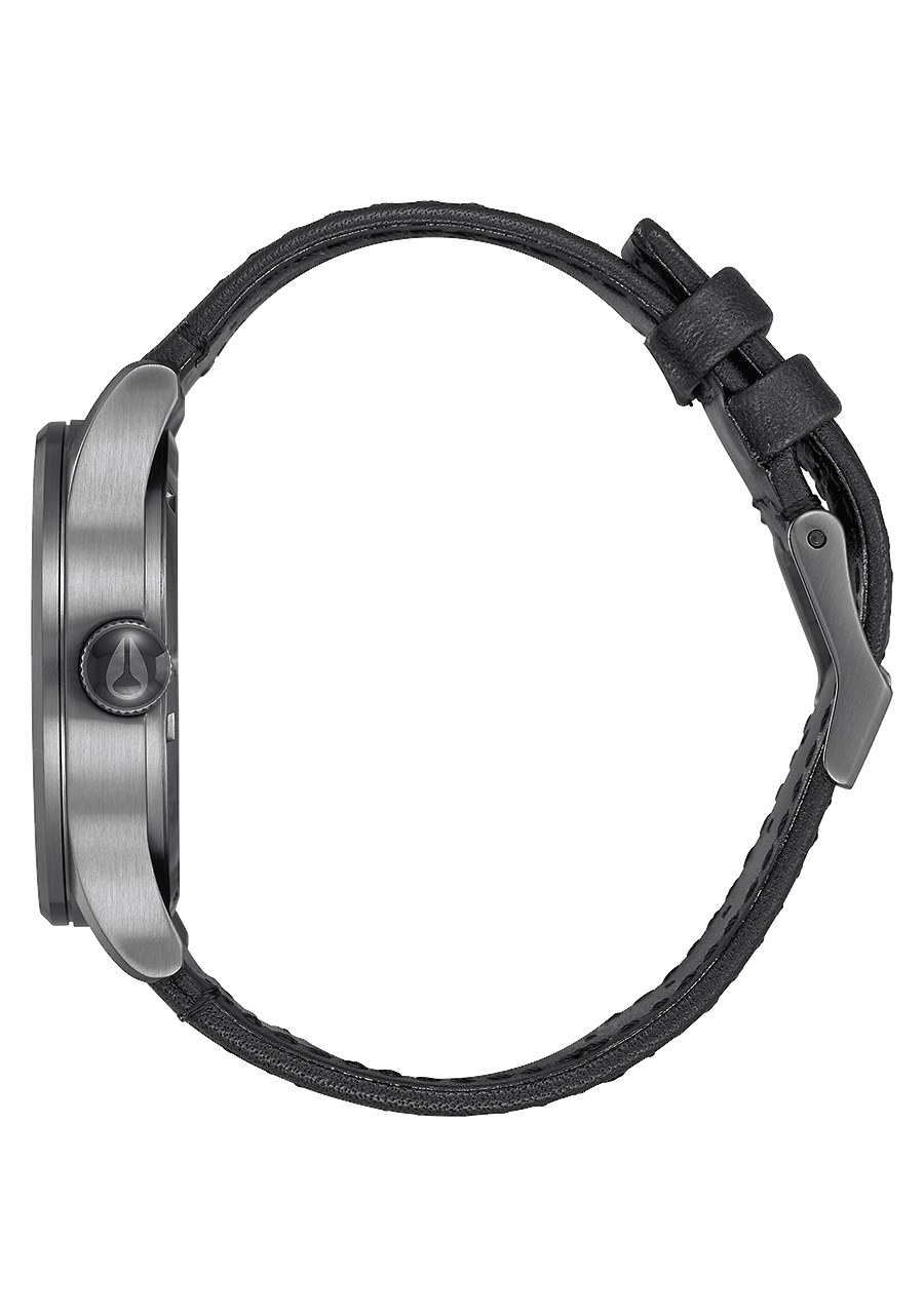 Sentry Leather - Gunmetal / Black View 2
