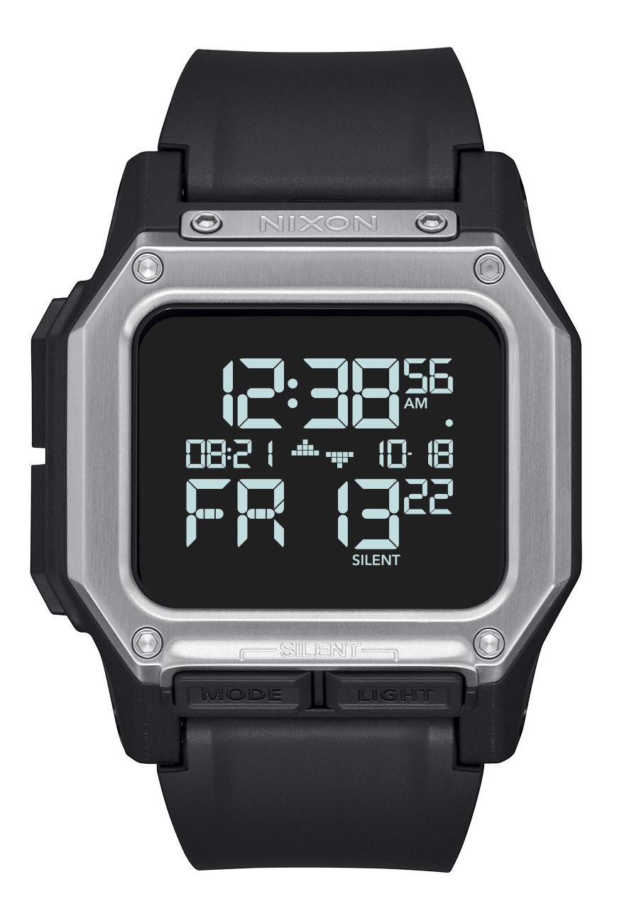 Regulus Watch Black Silver Digital – Nixon EU