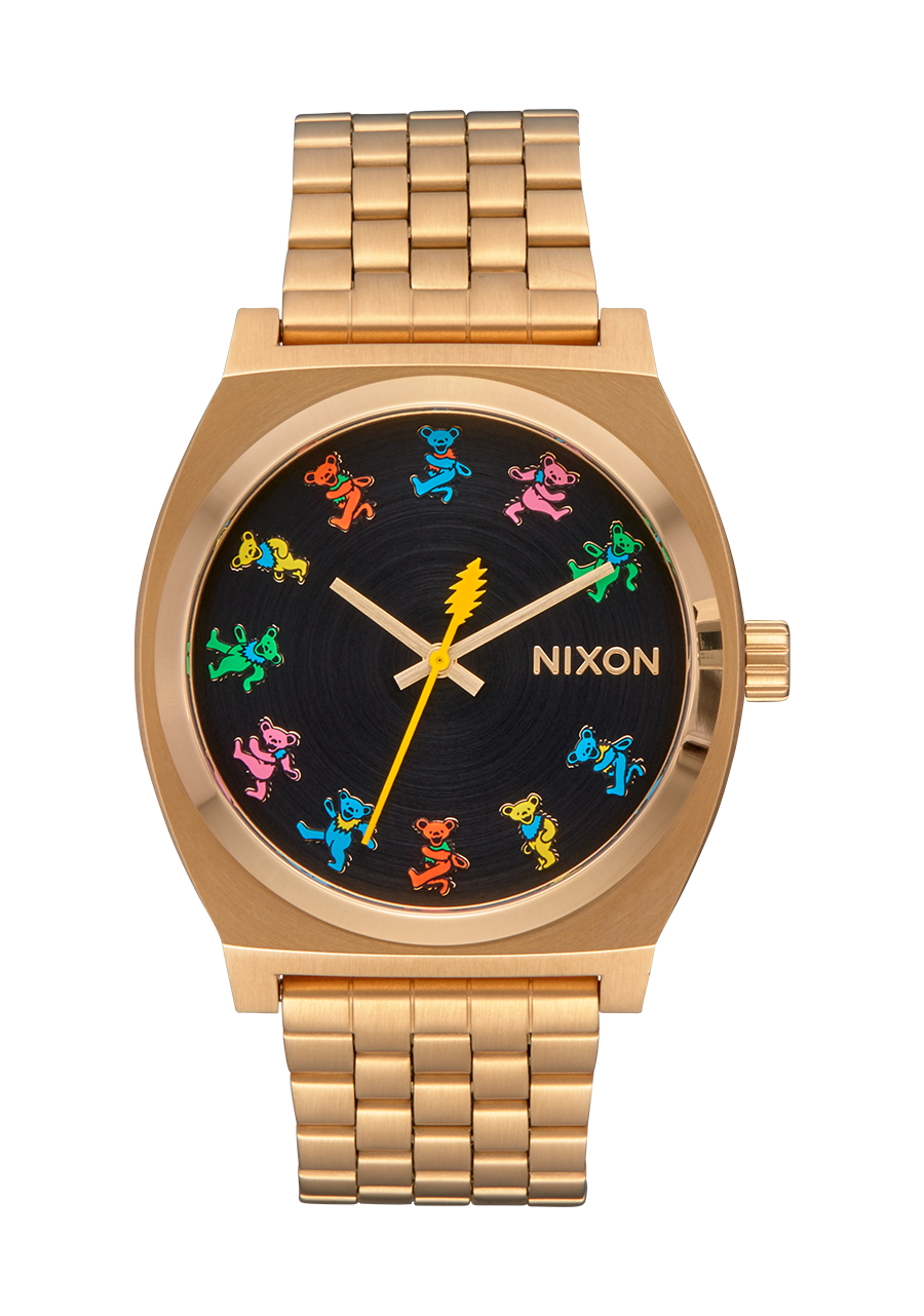 Grateful Dead Time Teller - All Gold / Dancing Bears View 1