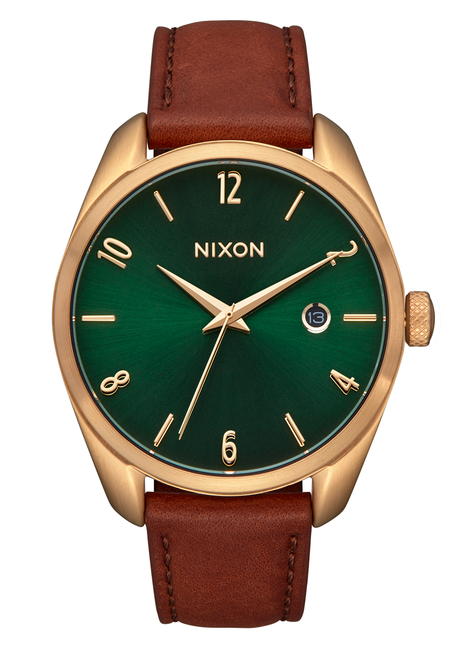 Thalia Leather - All Gold / Green Sunray View 1