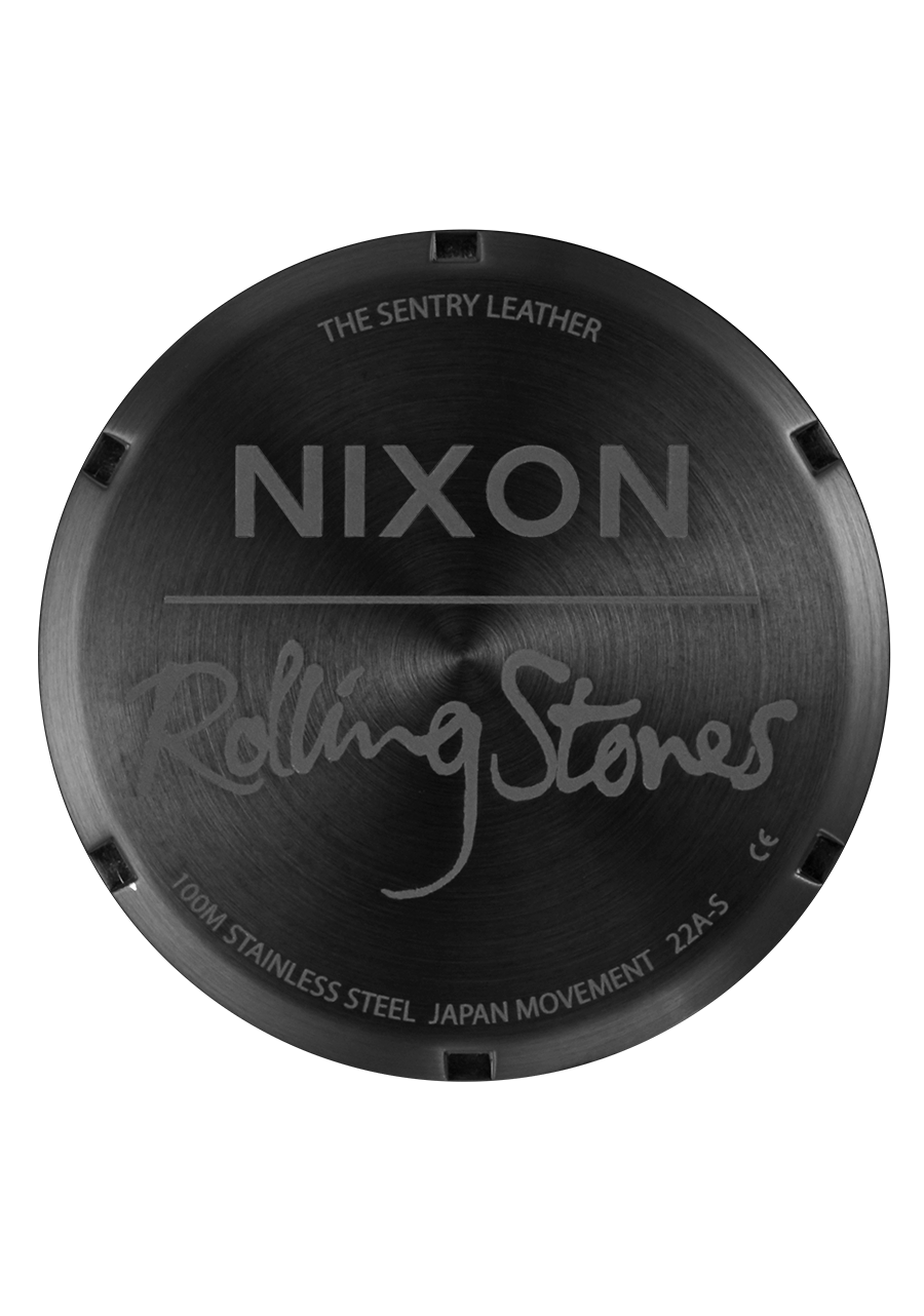 Rolling Stones Sentry Leather - All Black View 5