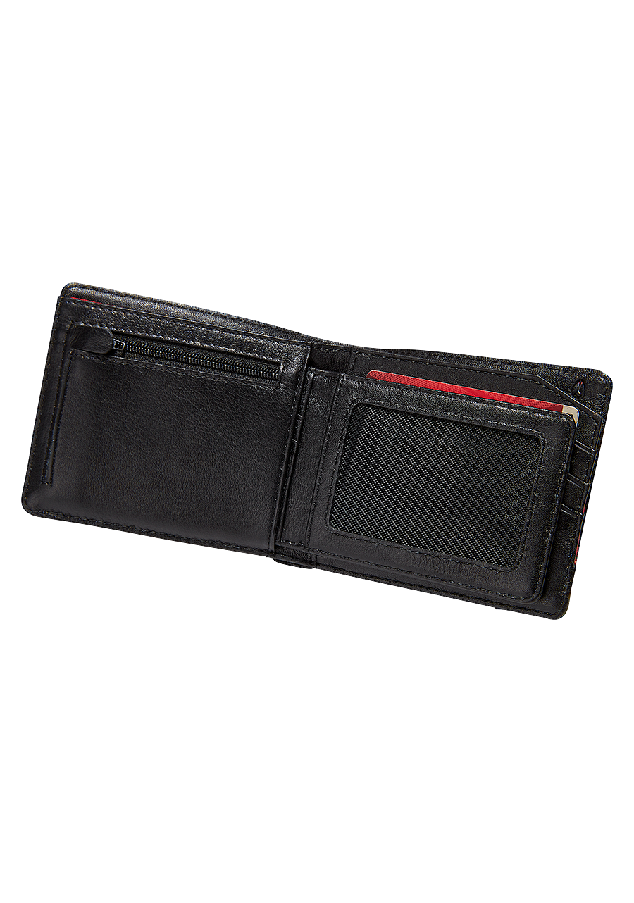 Pass Leather Coin Wallet - Black View 2