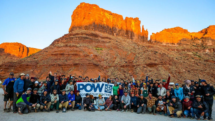 Protect Our Winters team photographed in the American west