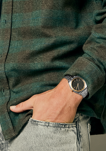 Time Teller - Silver / Rose Gold / Black View 9