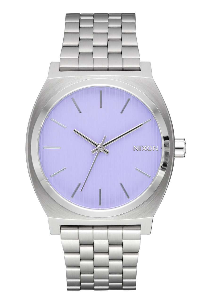 Time Teller - Silver / Lavender View 1
