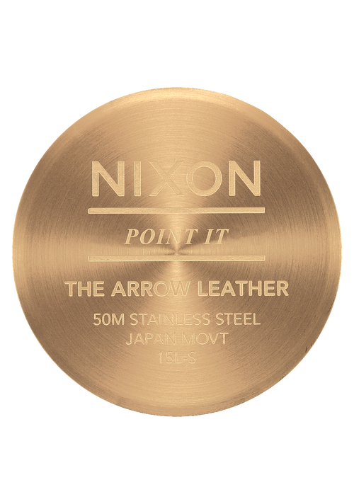 Arrow Leather - Gold / Black