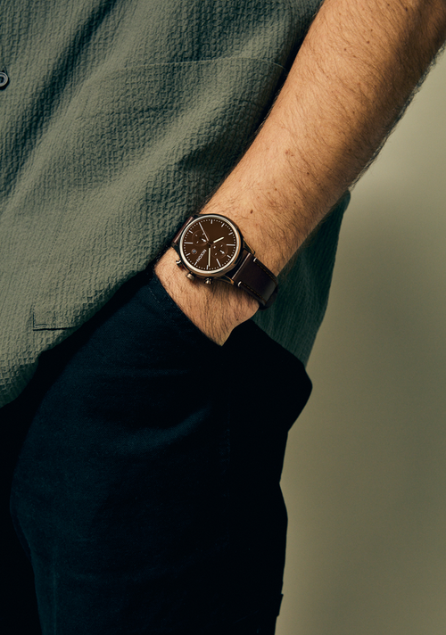 Station Chrono Leather - Chocolate / Cappuccino / Brown