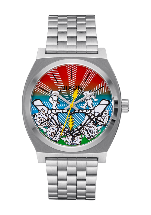 Grateful Dead Time Teller - All Silver / Bears / Roses