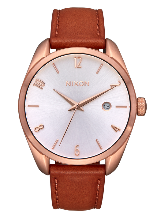 Thalia Leather - Rose Gold / White