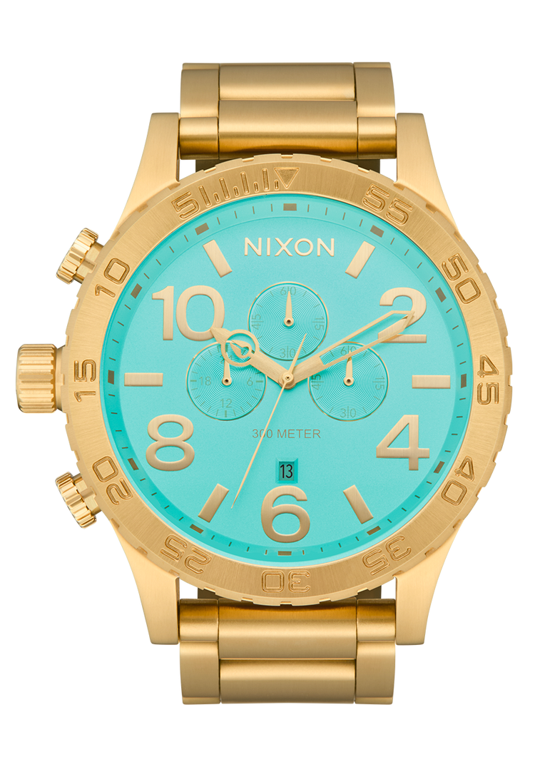 51-30 Chrono - Gold / Turquoise / Gold