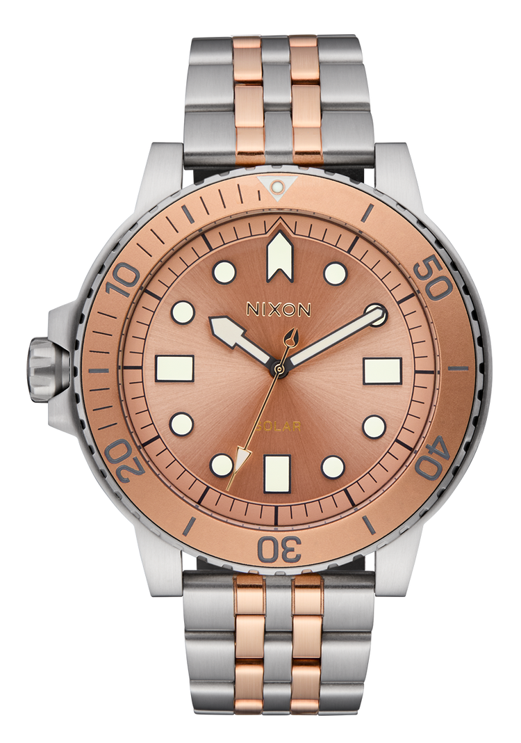 
Nixon Stinger 44 Watch - Analog - Silver / Coral - View 1