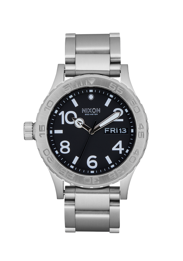 
Nixon 42-20 Watch - Analog - All Silver / Black - View 1