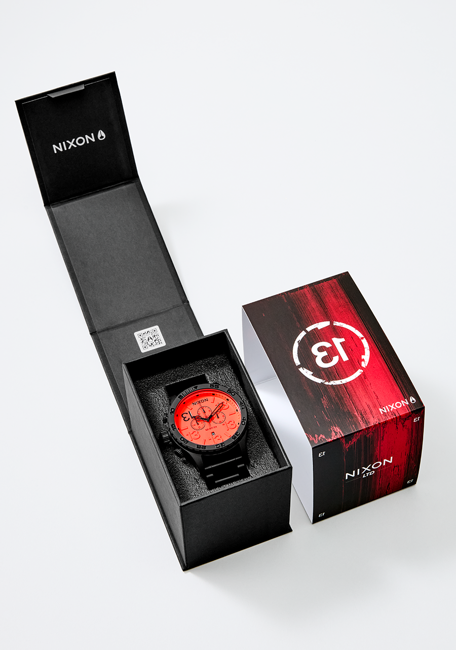 51-30 Chrono Friday the 13th Edition - Super Black / Neon Red / EU View 6