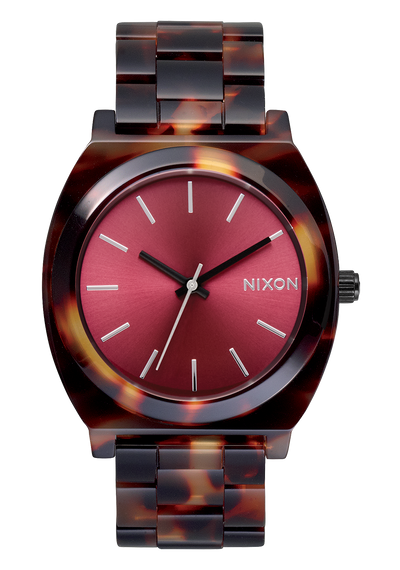 Time Teller Acetate - Tortoise / Oxblood
