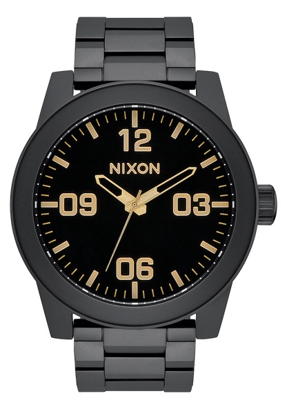 Corporal Stainless Steel - Matte Black / Gold View 1