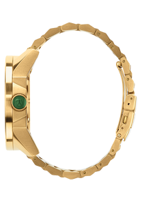 Corporal Stainless Steel - Gold / Green Sunray View 2