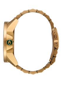 Corporal Stainless Steel - All Gold / Green Sunray View 3