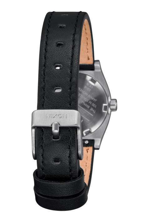 Small Time Teller Leather - Silver / Black