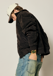 Time Teller Chrono - Gold / Green Sunray View 6