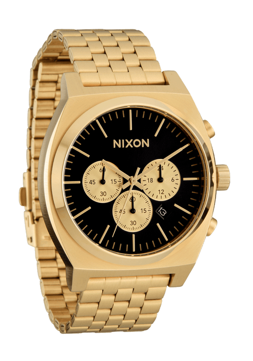 
Nixon Time Teller Chrono Watch - Analog - Gold / Black / Gold - View 2