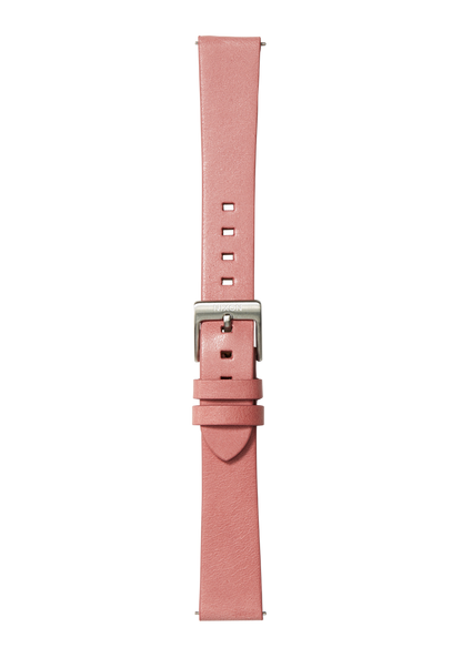 16mm Veg Tanned Leather Band - Dusty Rose View 2