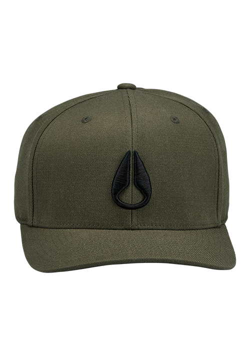 Deep Down Flexfit Athletic Fit Hat - Dark Olive