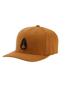 Deep Down Flexfit Athletic Fit Hat - Brown / Black View 1