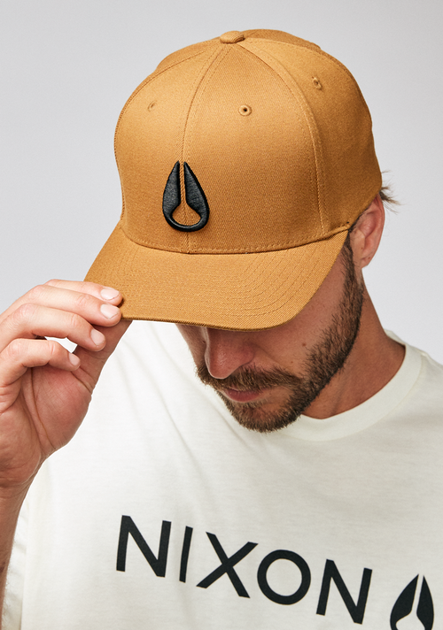 Deep Down Flexfit Athletic Fit Hat - Brown / Black