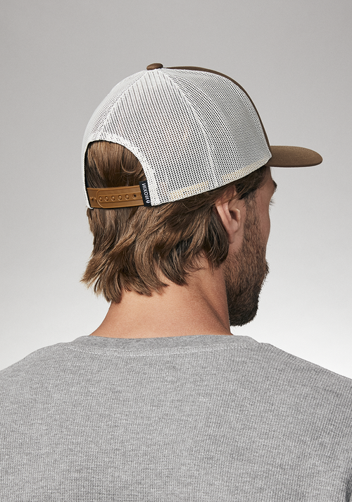 Iconed Trucker Hat - Brown / Off White