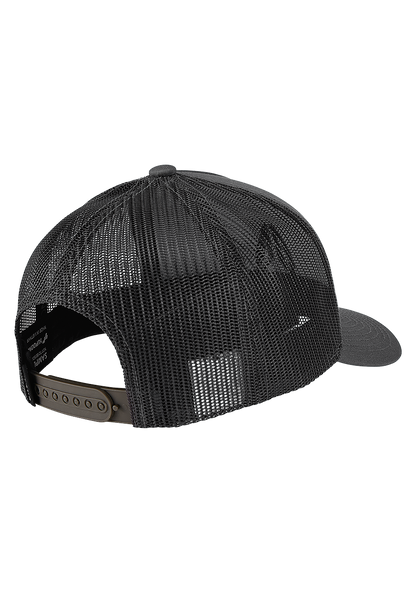 Iconed Trucker Hat - Charcoal / Black View 2