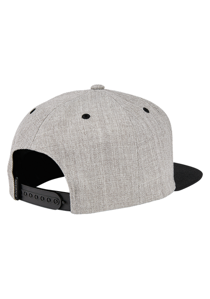 Exchange Snapback Hat - Heather Gray / Black View 2