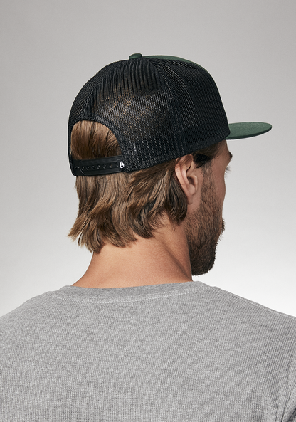 Team Trucker Hat - Green / Black View 7