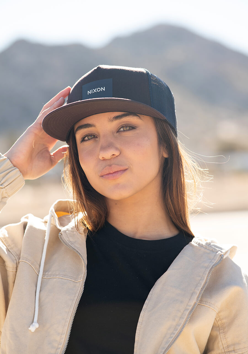 Mikey 5 Panel Hat - Black