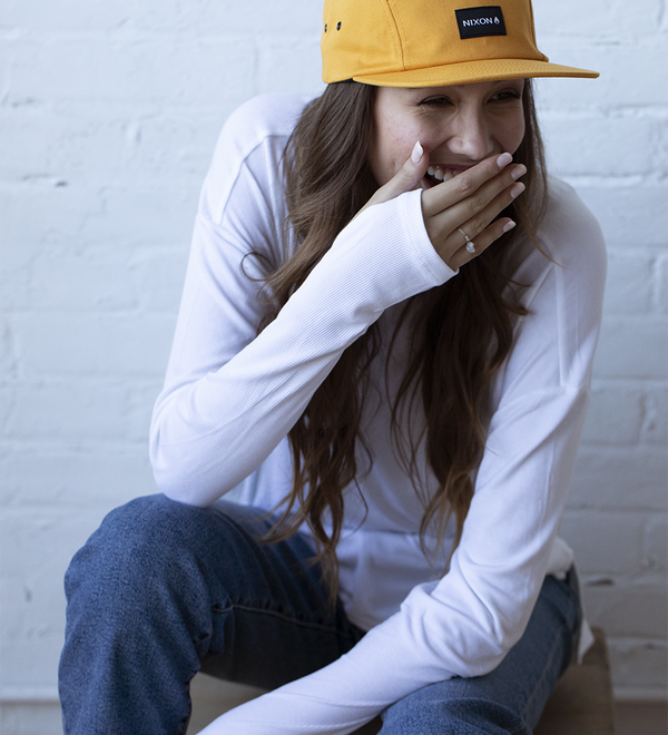 Mikey 5 Panel Hat - Yellow