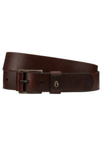 Americana Leather Belt - Dark Brown View 1