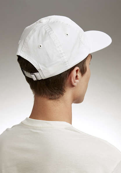 Agent Strapback Hat - White / Black View 6