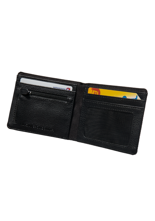 Showdown R Bi-Fold Zip Wallet - Black