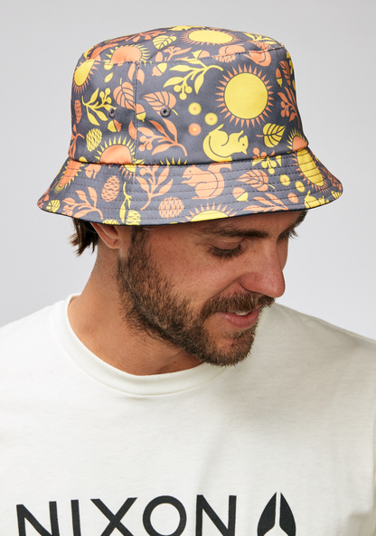 Undercover Bucket Hat - Navy / Multi View 5