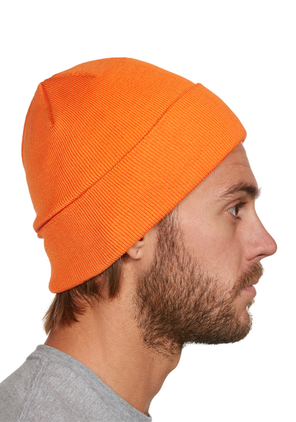 District Beanie - Light Orange View 4