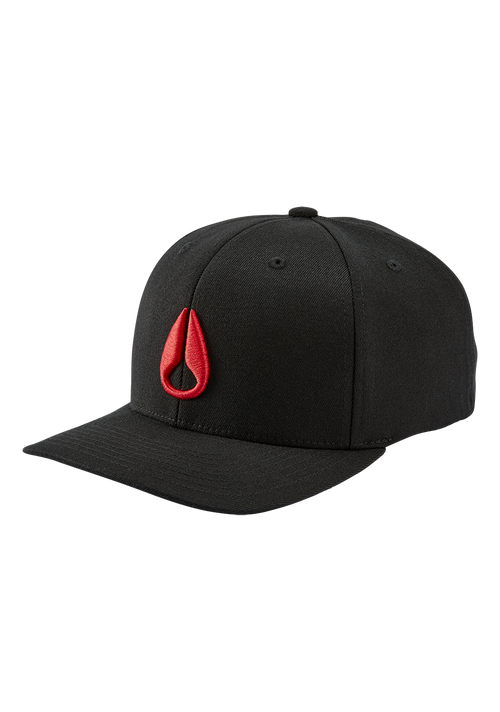 Deep Down Snapback - Black / Red