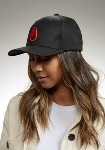 Deep Down Snapback - Black / Red View 7