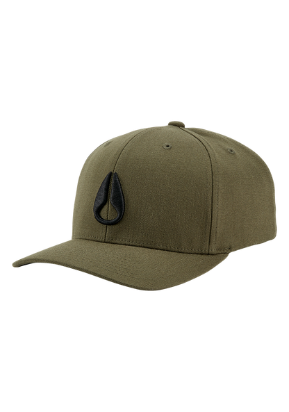 Deep Down Snapback - Olive View 1