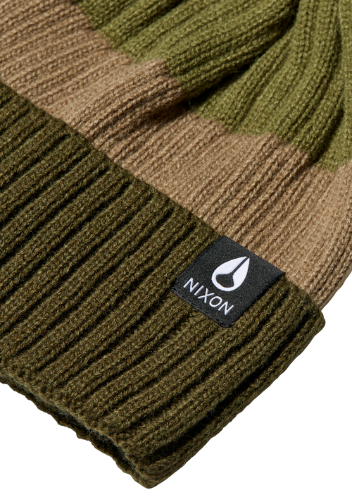 Schrader Pom Beanie - Olive / Multi