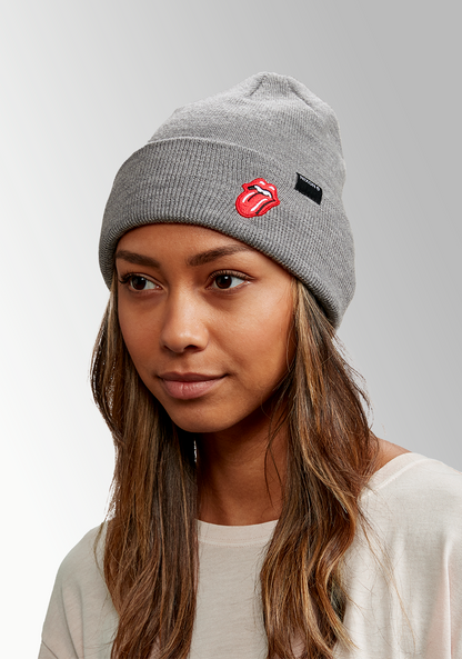 Rolling Stones Beanie - Heather Gray View 5