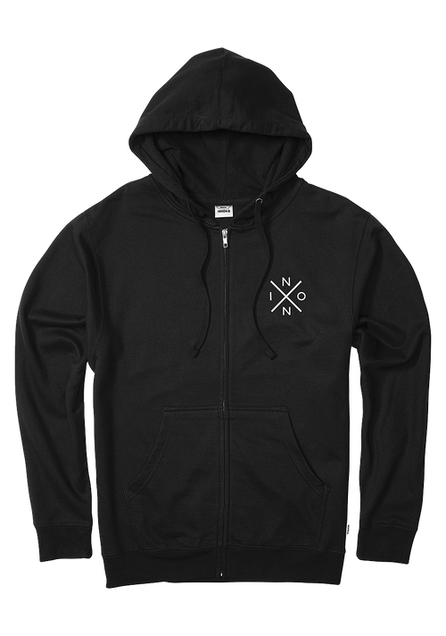 Spot Full Zip Hoodie - Black