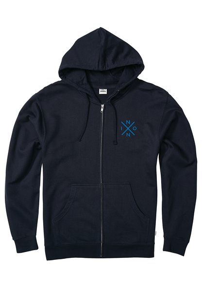 Spot Full Zip Hoodie - Navy / Blue View 1