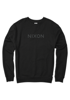 Wordmark Crew Sweatshirt - Black