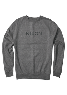 Wordmark Crew Sweatshirt - Dark Heather Gray