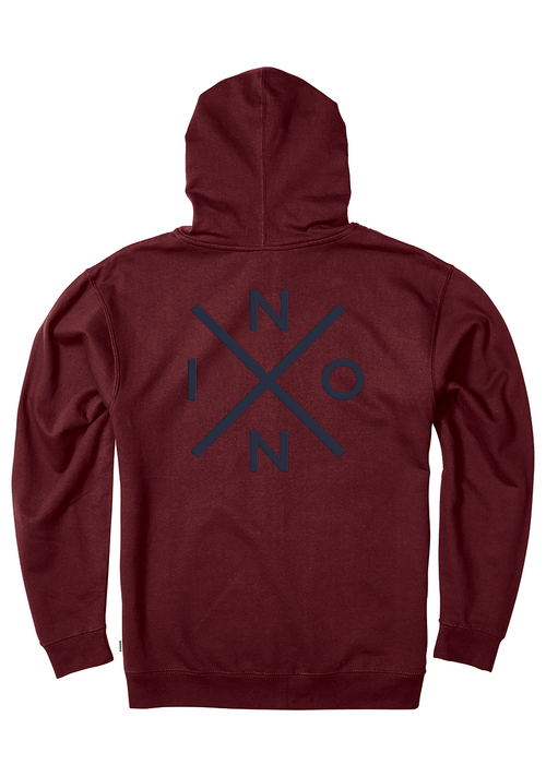 Spot Hoodie - Burgundy / Navy